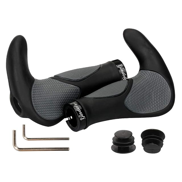 Gindoly ergonomische Fahrradgriffe mit Klemmringen