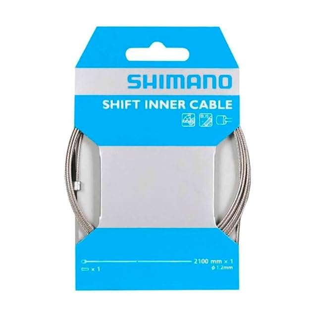 Shimano Schaltzug aufgerollt mit seiner Endkappe