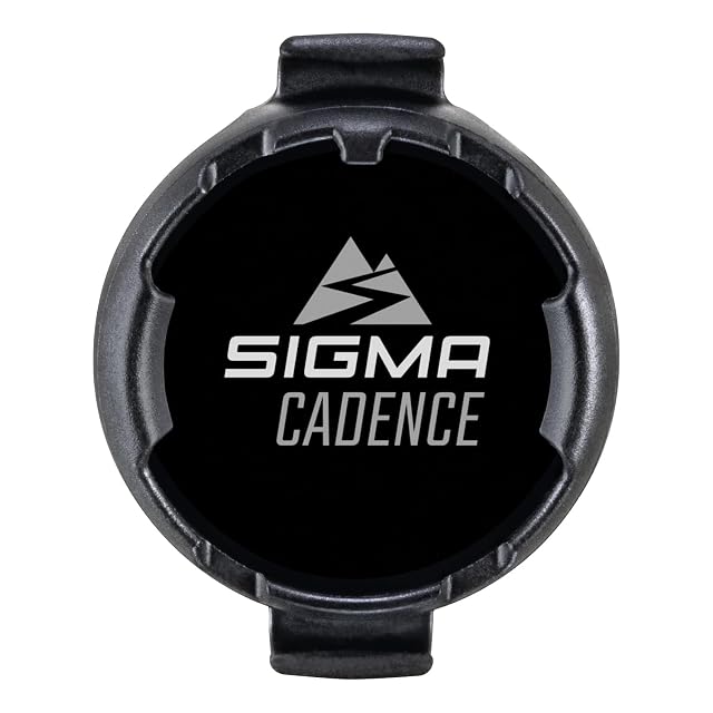 SIGMA DUO Trittfrequenzsensor an seiner schwenkbaren Kurbelaufnahme