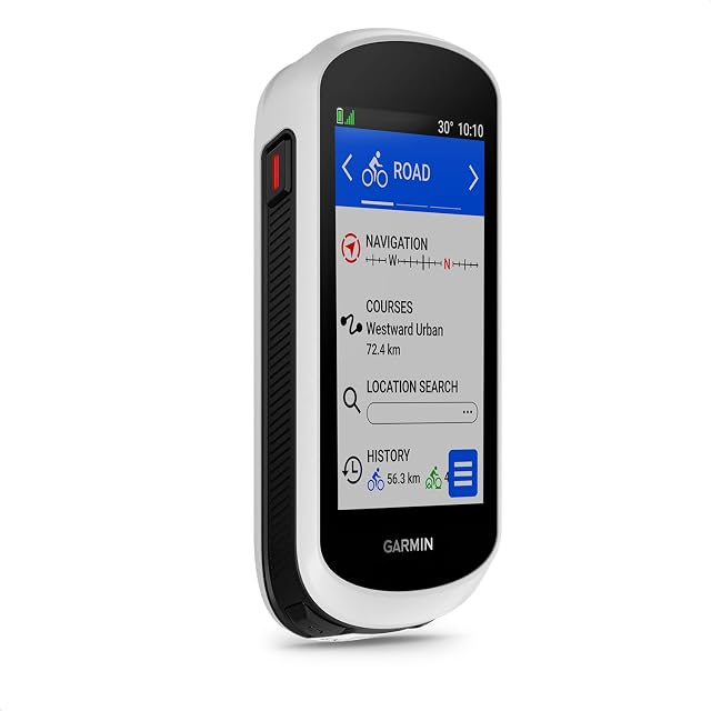 Garmin Edge Explore 2 Fahrradcomputer mit einer Route auf dem 3-Zoll-Touchscreen