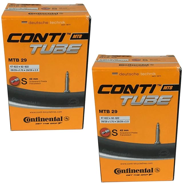 Zwei Continental MTB-Schläuche für 29-Zoll-Laufräder