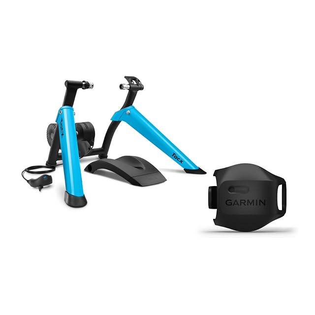 Garmin Tacx Boost Rollentrainer mit eingespanntem Rennrad