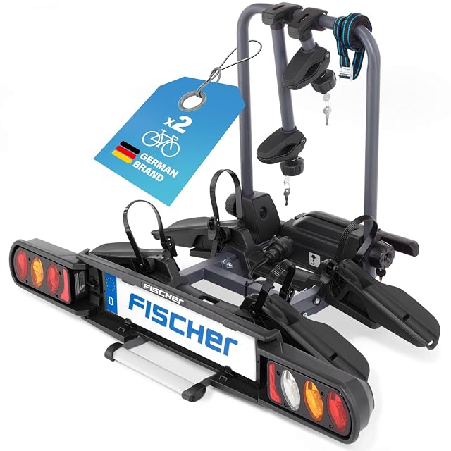 Fischer ProlineEvo 2 Kupplungsträger auf einer Anhängerkupplung montiert